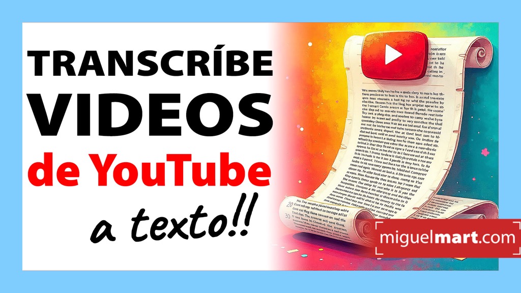 Cómo TRANSCRIBIR Videos de YouTube con IA - Extensión RESUMIR video de YouTube GRATIS